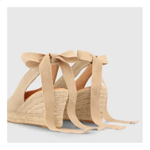Sale Alpargatas Beige Vinis Mujer Cuñas Y Alpargatas