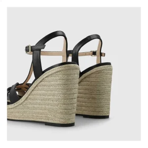 Flash Sale Cuñas Negras Yunari Mujer Cuñas Y Alpargatas