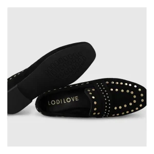 Outlet Mocasines Negros Be4771 Mujer Mocasines