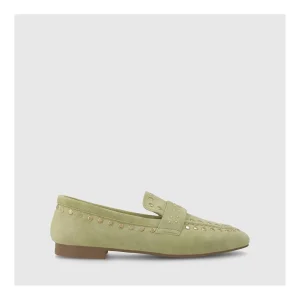 Store Mocasines Verdes Be4771 Mujer Mocasines