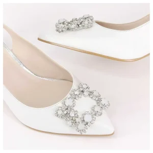 Clearance Salones De Novia Blancos Clavel Mujer Salones De Novia
