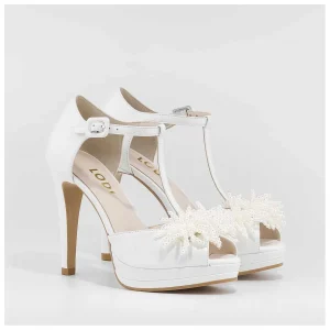 Flash Sale Salones De Novia Blancos Patia Mujer Salones De Novia
