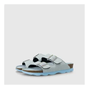 Outlet Sandalias Azules Bidu Mujer Zapatos Planos