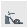 Clearance Sandalias Azules Gei4381 Mujer Sandalias