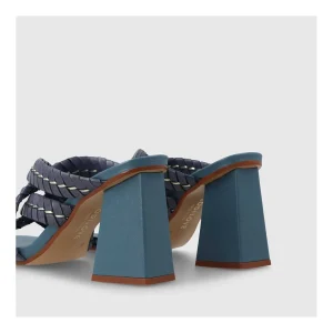 Discount Sandalias Azules Gei4380 Mujer Sandalias