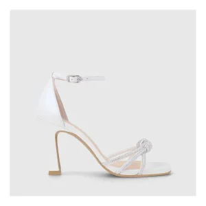 Flash Sale Sandalias De Novia Blancas Haluxur Mujer Sandalias De Novia