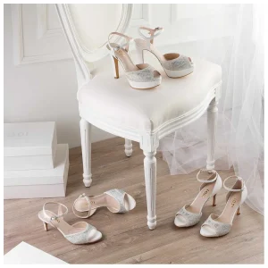 Store Sandalias De Novia Blancas Javir-Te Mujer Sandalias De Novia