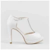 Shop Sandalias De Novia Blancas Pauli Mujer Sandalias De Novia