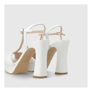 Sale Sandalias De Novia Blancas Tesire Mujer Sandalias De Novia