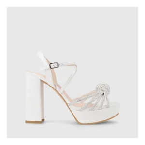 Store Sandalias De Novia Blancas Tiluxur Mujer Sandalias De Novia