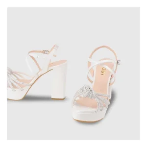 Store Sandalias De Novia Blancas Tiluxur Mujer Sandalias De Novia