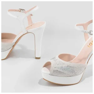Outlet Sandalias De Novia Blancas Tincia Mujer Sandalias De Novia