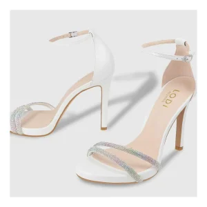 Cheap Sandalias De Novia Blancas Yutisa Mujer Sandalias De Novia
