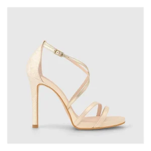Online Sandalias De Novia Doradas Yuriko-Tex Mujer Sandalias De Novia