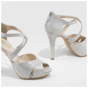 New Sandalias De Novia Plateadas Goya Mujer Sandalias De Novia