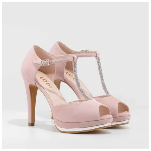 Store Sandalias De Novia Rosas Pauli Mujer Sandalias De Novia