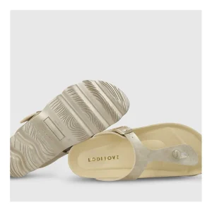 New Sandalias Doradas B-Esclava Mujer Zapatos Planos