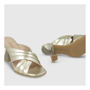 Shop Sandalias Doradas Hipos Mujer Sandalias