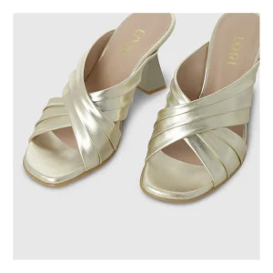 Shop Sandalias Doradas Hipos Mujer Sandalias