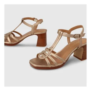 Best Sale Sandalias Doradas Jib4205 Mujer Sandalias