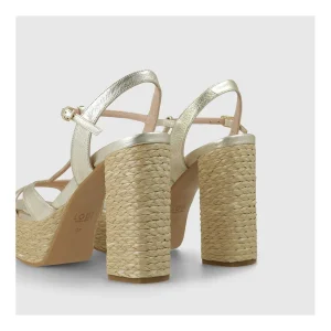 Shop Sandalias Doradas Telor Mujer Sandalias
