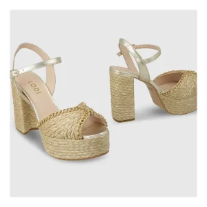 Cheap Sandalias Doradas Turasi Mujer Sandalias