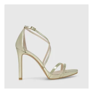 Cheap Sandalias Doradas Yuriko-X Mujer Sandalias