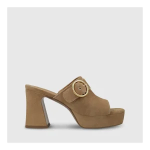 New Sandalias Marrones Pe4700 Mujer Sandalias