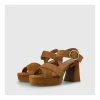 Shop Sandalias Marrones Pe4701 Mujer Sandalias