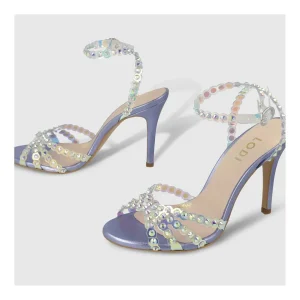 Clearance Sandalias Moradas Yiner Mujer Sandalias