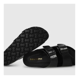 Sale Sandalias Negras Bisen Mujer Zapatos Planos
