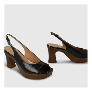 Hot Sandalias Negras Gin4510 Mujer Sandalias