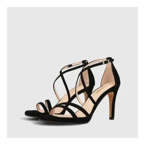 Store Sandalias Negras Inriko-X Mujer Sandalias