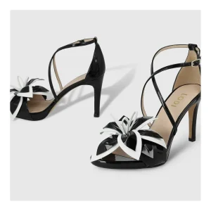 Sale Sandalias Negras Isorni Mujer Sandalias