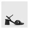 Outlet Sandalias Negras Mil4377 Mujer Sandalias