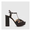 Cheap Sandalias Negras Tisana Mujer Sandalias