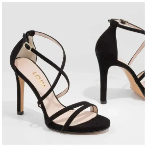 Online Sandalias Negras Yuriko-X Mujer Sandalias