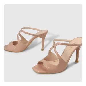 New Sandalias Nude Satir Mujer Sandalias