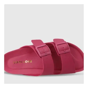 Online Sandalias Rosas B-Duo Mujer Zapatos Planos