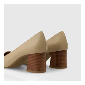 Clearance Zapatos De Salón Beige Cla4260 Mujer Zapatos De Salón