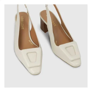 Outlet Zapatos De Salón Beige Cla4262 Mujer Zapatos De Salón