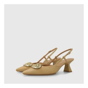 Sale Zapatos De Salón Beige Kal4427 Mujer Zapatos De Salón