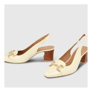 Discount Zapatos De Salón Blancos Cla4261 Mujer Zapatos De Salón