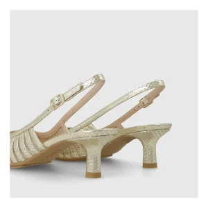 Fashion Zapatos De Salón Dorados Chentina Mujer Zapatos De Salón