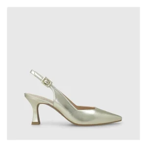 Discount Zapatos De Salón Dorados Juco Mujer Zapatos De Salón