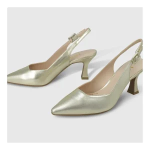 Discount Zapatos De Salón Dorados Juco Mujer Zapatos De Salón