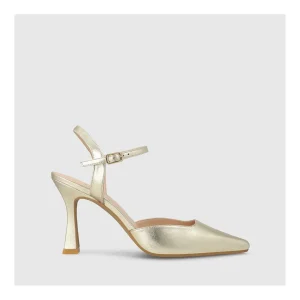 Cheap Zapatos De Salón Dorados Mideri Mujer Zapatos De Salón