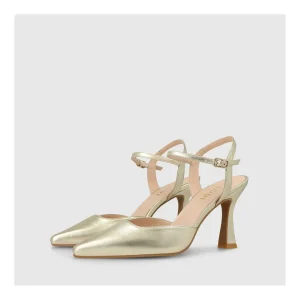 Cheap Zapatos De Salón Dorados Mideri Mujer Zapatos De Salón