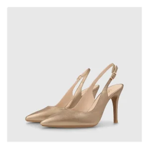 Fashion Zapatos De Salón Dorados Raiane-Go Mujer Zapatos De Salón