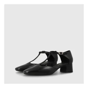 New Zapatos De Salón Negros Bla4283 Mujer Zapatos De Salón